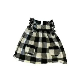 Ruffle Butts Buffalo Plaid Infant Dress‎ Size 6-12 Months